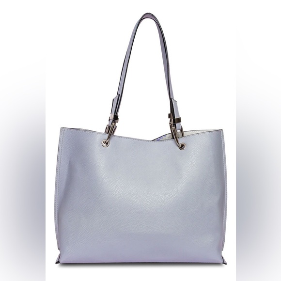 STEVE MADDEN Bdonna Tote Bag w/ pouch - Blue/Grey (Fog) - Picture 3 of 13